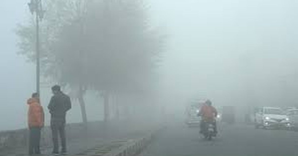 The effect of snowfall in the mountains will now be visible 