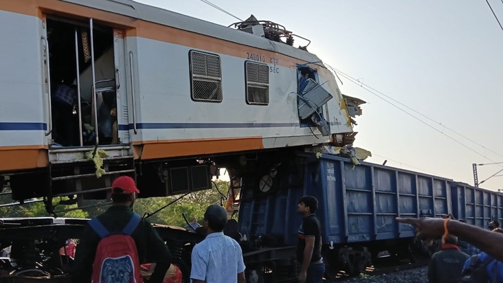 Passenger train collides with goods train in Chhattisgarh