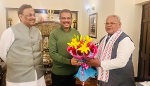 The swearing-in ceremony of the new Chief Minister will take place at Gandhi Maidan.