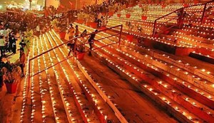 Today, the gods will celebrate Diwali on the banks of the Ganges in Varanasi.