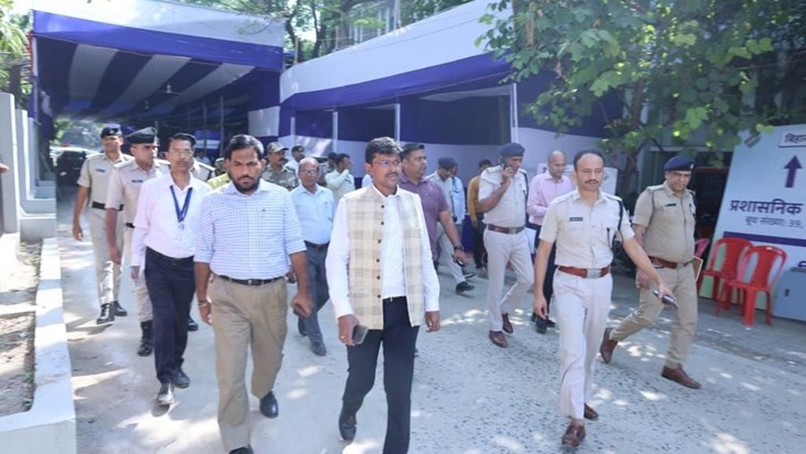 46 counting centres have been set up in 38 districts.