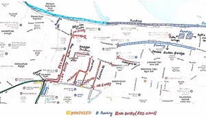 Traffic arrangements will be changed for the swearing-in ceremony.