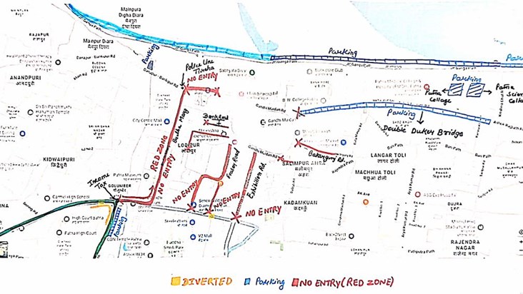 Traffic arrangements will be changed for the swearing-in cer