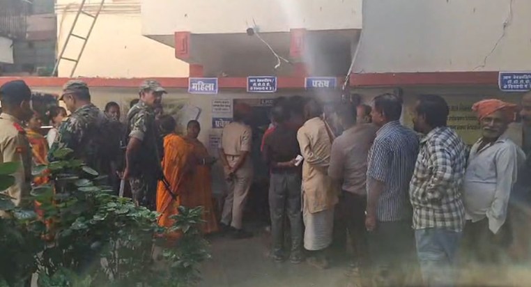 The pace of voting is slowest in the urban areas of the capi