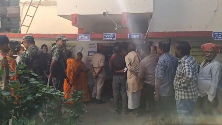 The pace of voting is slowest in the urban areas of the capi