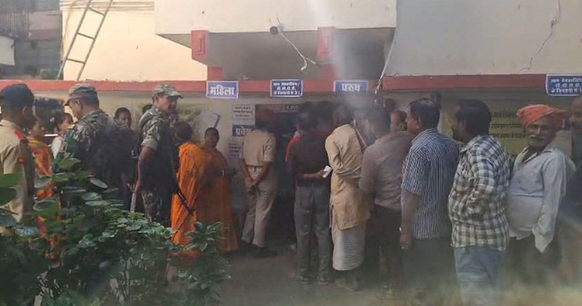 The pace of voting is slowest in the urban areas of the capi