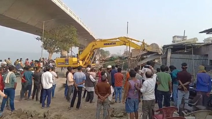 Bulldozers ran at these places in the capital