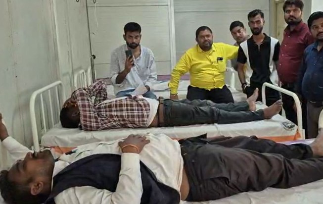 RJD and NDA workers clash in Muzaffarpur, many injured...