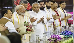 In Bihar elections, the sky was in the hands of flying machines.