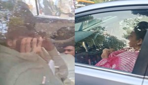 Tejashwi came out with his parents and sister for the first time after the election defeat.