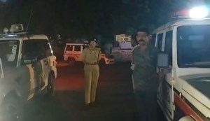 Criminals opened fire last night