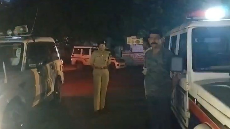 Criminals opened fire last night