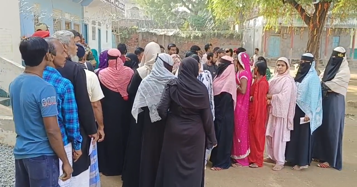 Voters are flocking to polling stations, 