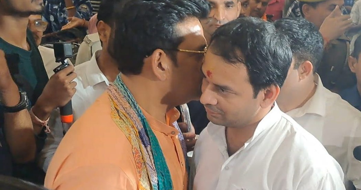 BJP MPs Ravi Kishan and Tej Pratap meet again