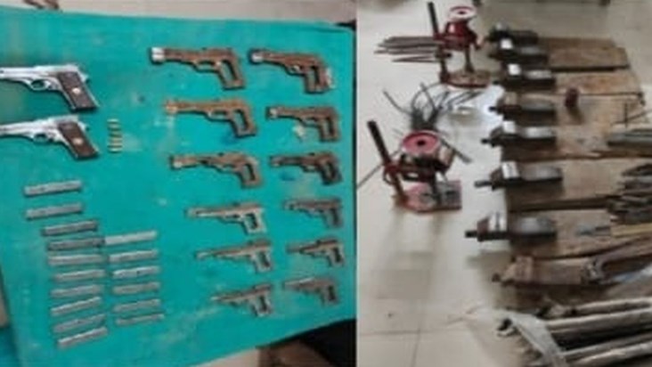 Major police action in Munger