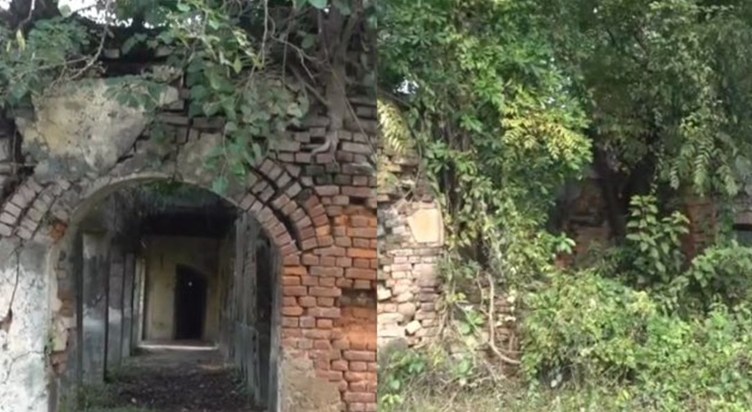 This polling booth is no less than a haunted house