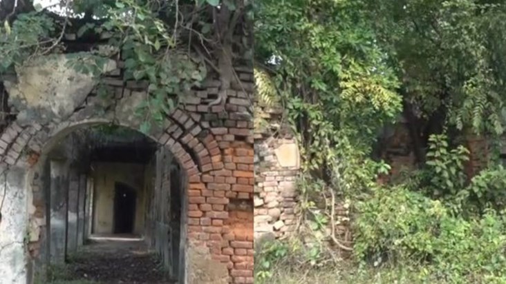 This polling booth is no less than a haunted house