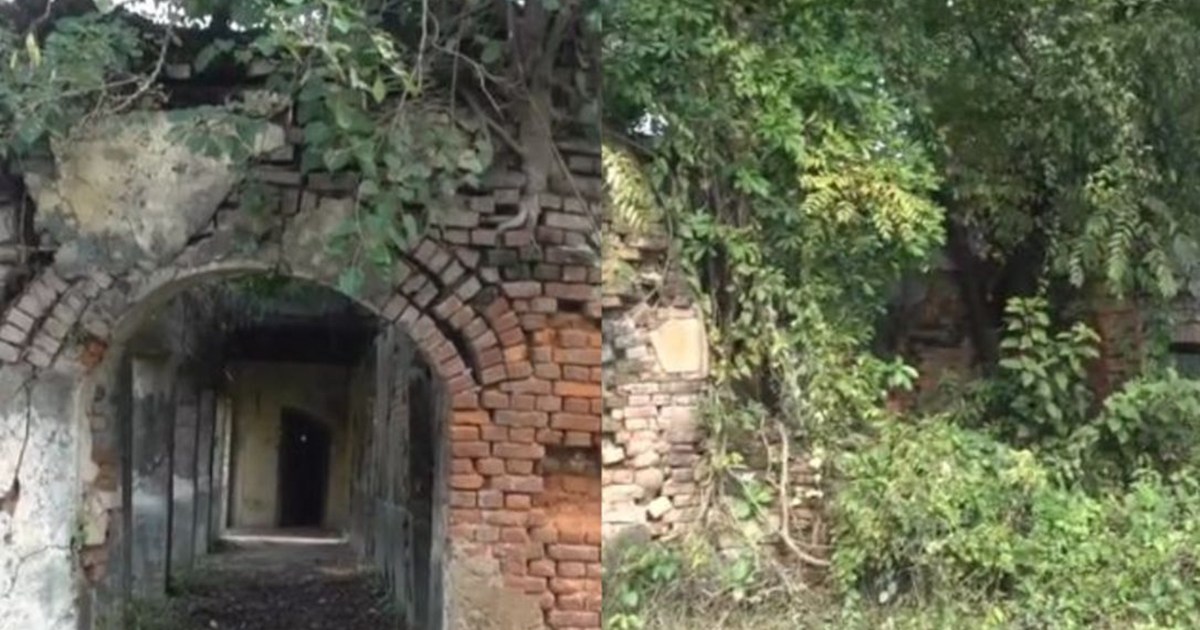 This polling booth is no less than a haunted house