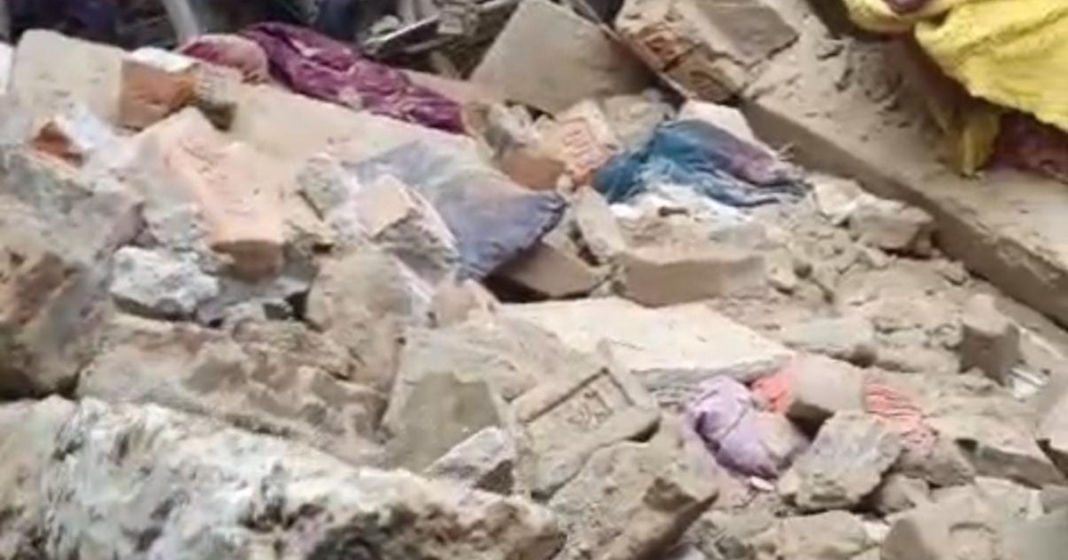 House collapsed in Danapur Diara