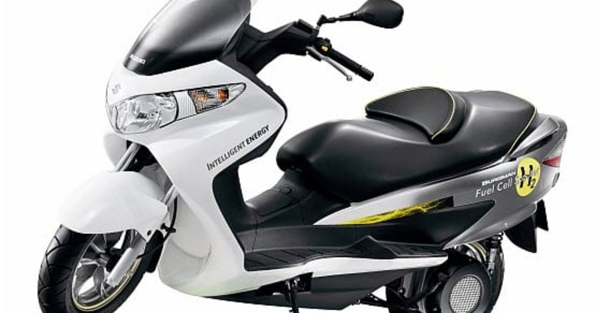 Suzuki's first hydrogen scooter unveiled, now TVS also geari