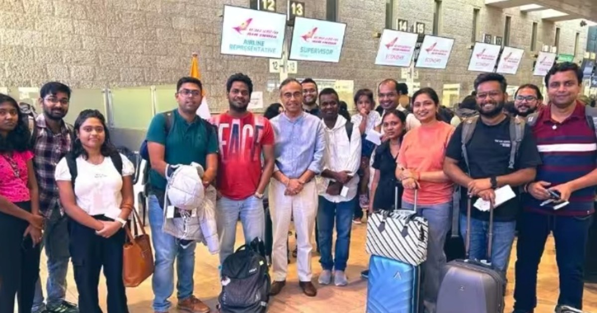 Under Operation Ajay, the first flight carrying Indians from