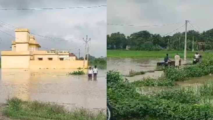 Durgavati is wreaking havoc in Kaimur, water entered houses,