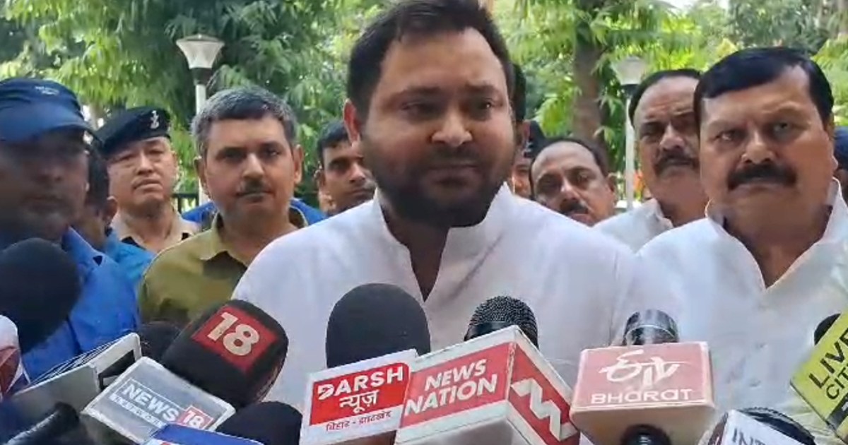 Tejashwi Yadav spoke a lot before leaving for Japan tour, sc