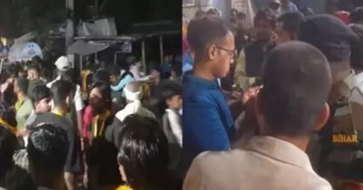 Stampede in Mata Rani's pandal, mourning spread in happy atm