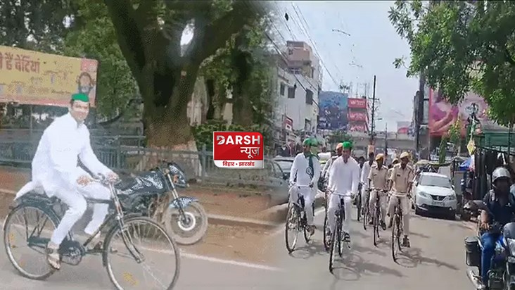 minister-tej-pratap-yadav-cycle-yatra-in-patna-gandhi-jayant minister-tej-pratap-yadav-cycle-yatra-in-patna-gandhi-jayant