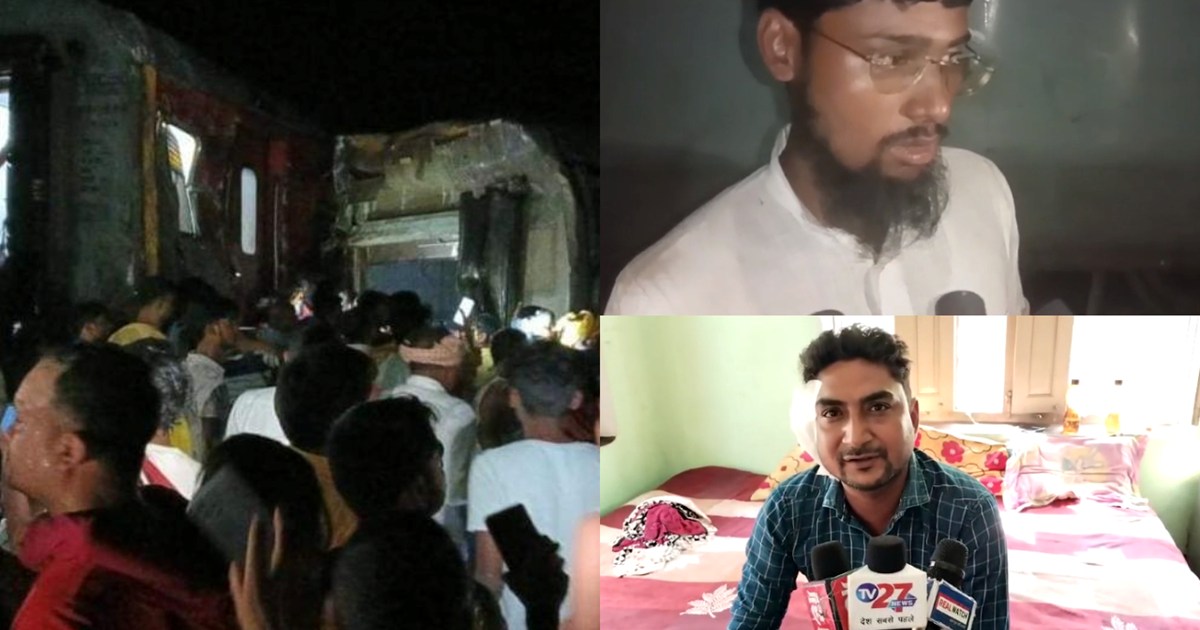 Passengers told the story of train accident, loud noise came