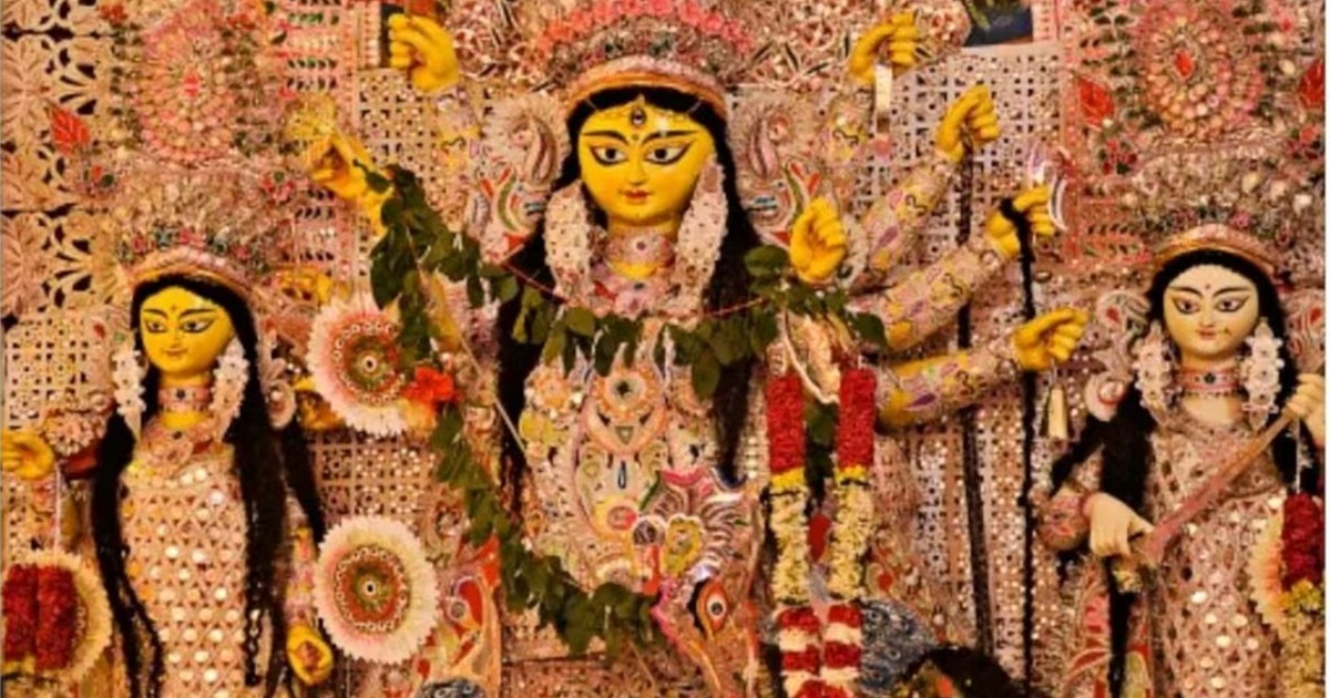 Mata Rani's secret opened on Mahasaptami, crowd of devotees 