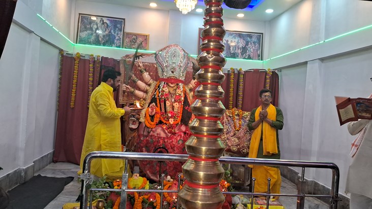 Aaj MA Durga ki upasna shuru ho gai patna ke naulkha mandir Aaj MA Durga ki upasna shuru ho gai patna ke naulkha mandir