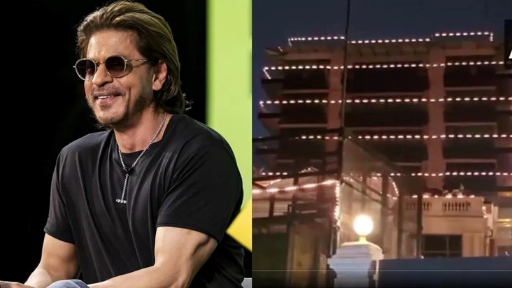 Mannat is dressed like a bride, SRK will celebrate his 59th Mannat is dressed like a bride, SRK will celebrate his 59th