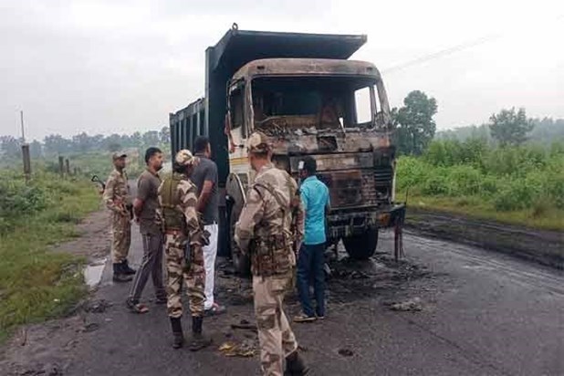 Naxal Attack for Extortion Amount 