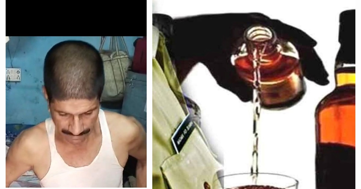 The inspector sahab was creating a ruckus in the police line