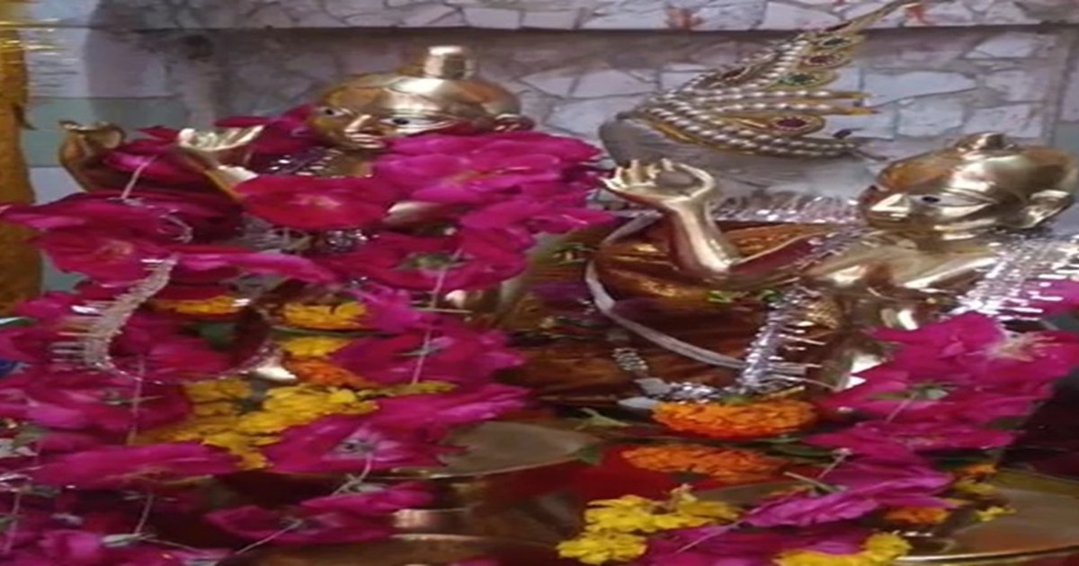 When the idol of Radha-Krishna was stolen, the son became il