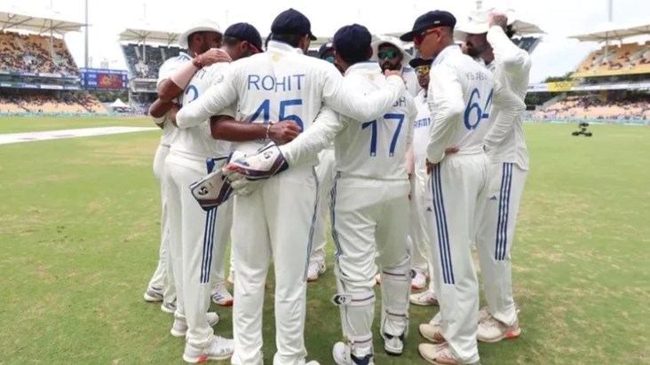 The second match of the test series between India and New Ze The second match of the test series between India and New Ze