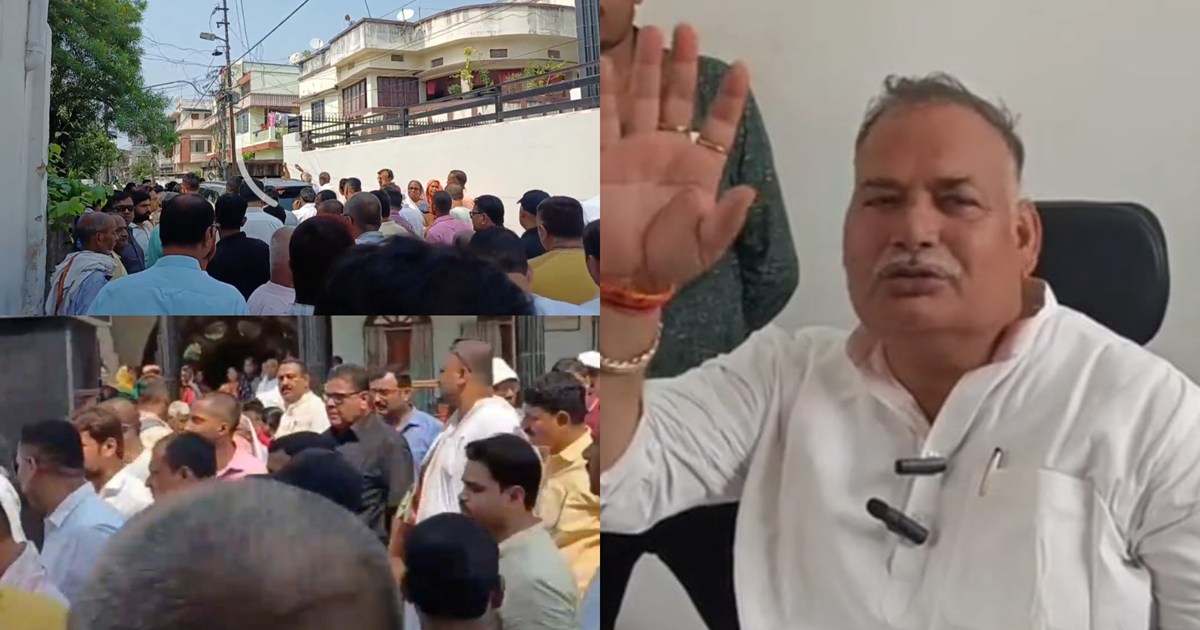 Former Bahubali MLA Munna Shukla left with his entourage to 