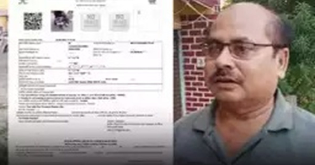 Strange: Bike worth 65 thousand, traffic challan of 1 lakh