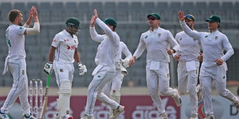 Bangladesh batsmen defeated by South African bowlers, 4 wick Bangladesh batsmen defeated by South African bowlers, 4 wick