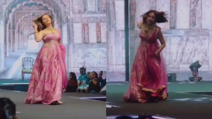 Actress Rubina Dilaik's video goes viral, she narrowly avoid Actress Rubina Dilaik's video goes viral, she narrowly avoid