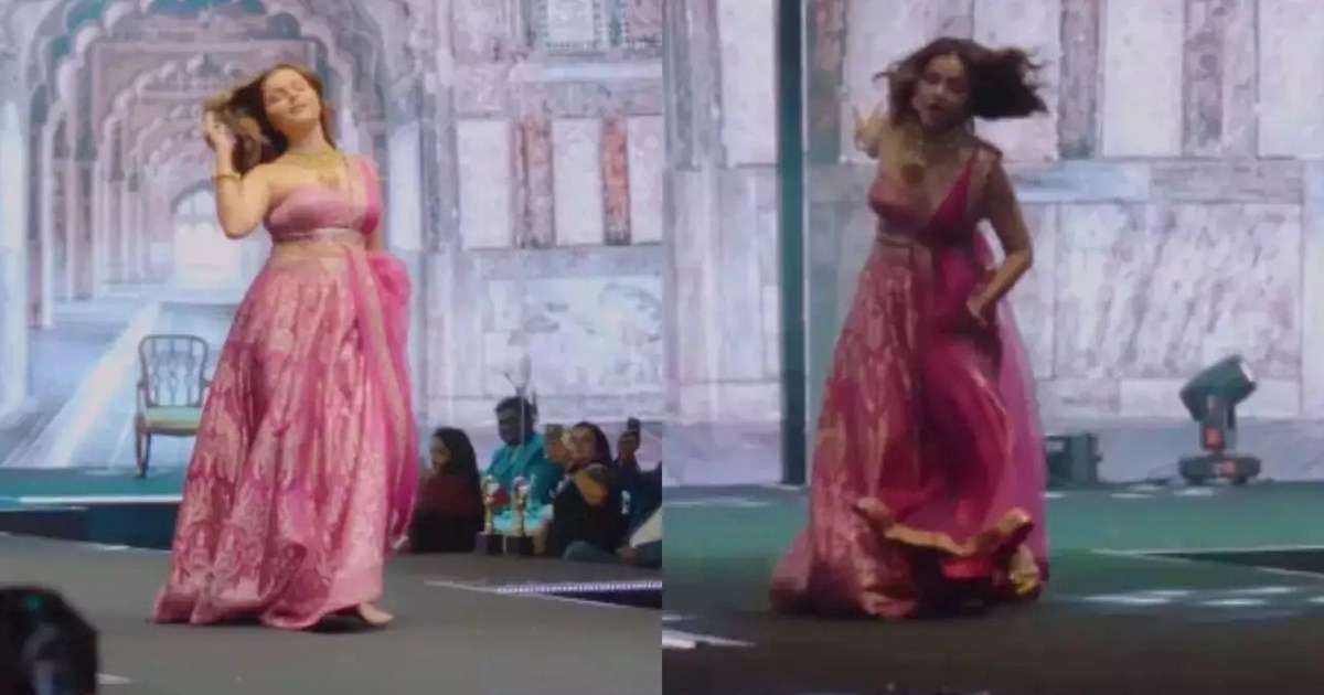 Actress Rubina Dilaik's video goes viral, she narrowly avoid