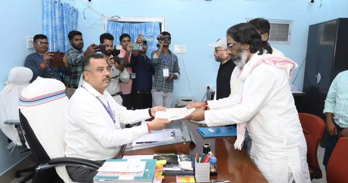 Jharkhand CM Hemant Soren filed nomination from Barhet assem