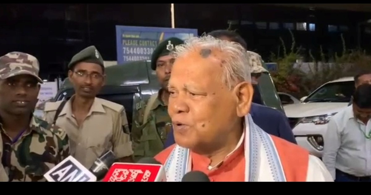 Kendiry mntri jitan ram majhi ka bda byan