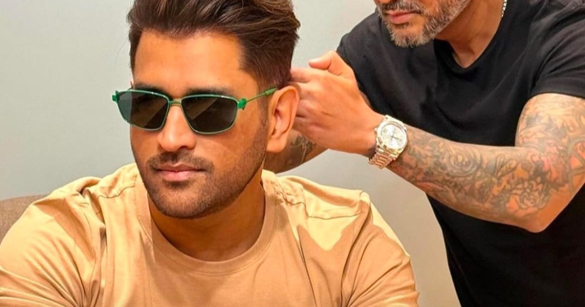 M.S Dhoni New Look 