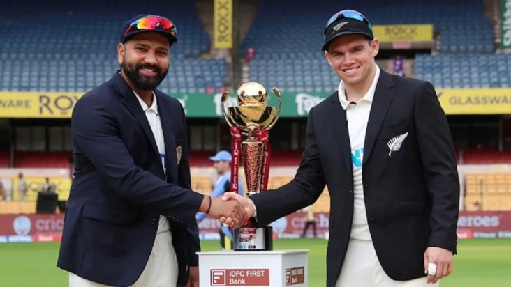 New Zealand won the test series against India, players playe New Zealand won the test series against India, players playe