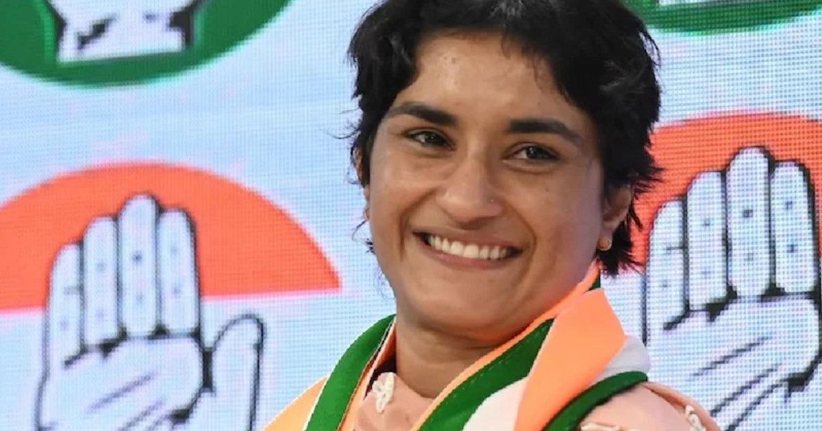 Wrestler Vinesh Phogat won the election, but Congress suffer