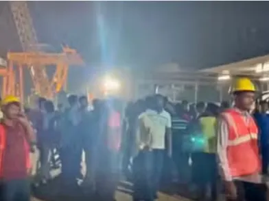 Major accident during construction work in Patna Metro, many