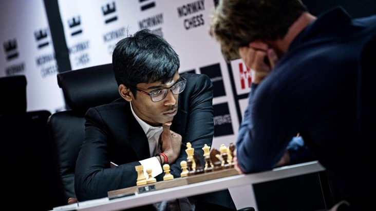 Praggnanandhaa made it to the semi-finals of WR Chess Master Praggnanandhaa made it to the semi-finals of WR Chess Master