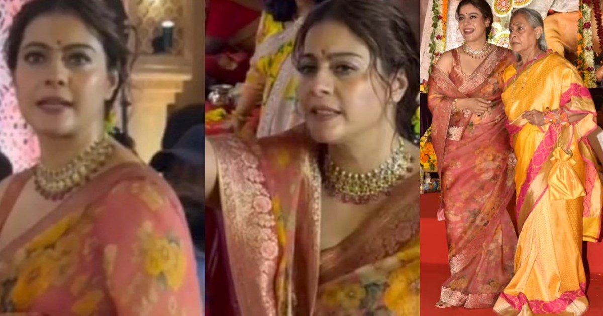 Kajol got angry in Durga Puja pandal, Jaya Bachchan was also